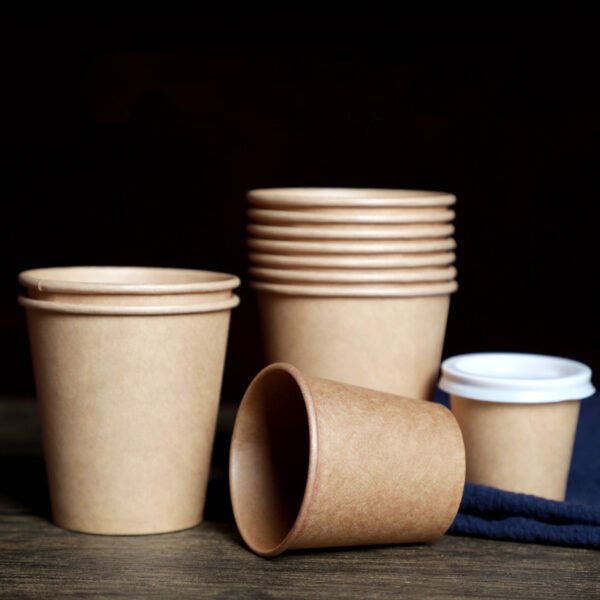 Paper Coffee Cup Disposable 8oz 10oz 12oz 16oz 22oz Double Wall Paper Cup With Lid - 图片 8