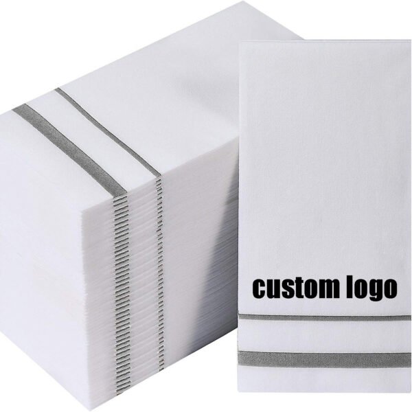 Paper Napkins Tissue Napkins Custom 2 Ply Napkin Print Paper 2Ply Design Folded Digital Printing - 图片 2