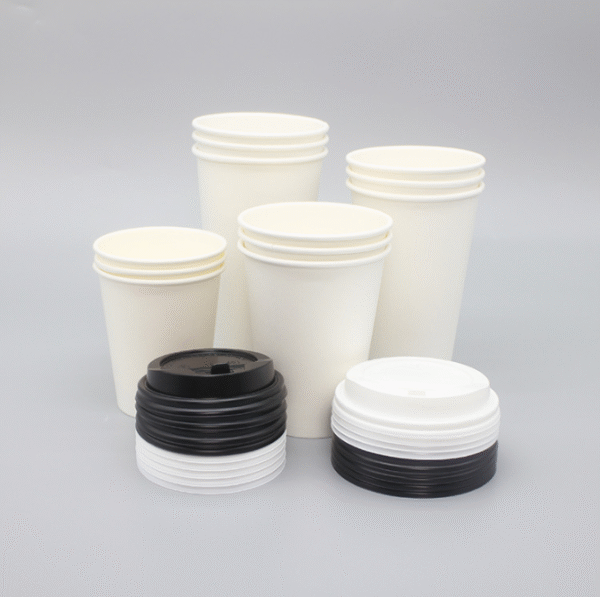 Paper Coffee Cup Disposable 8oz 10oz 12oz 16oz 22oz Double Wall Paper Cup With Lid - 图片 3