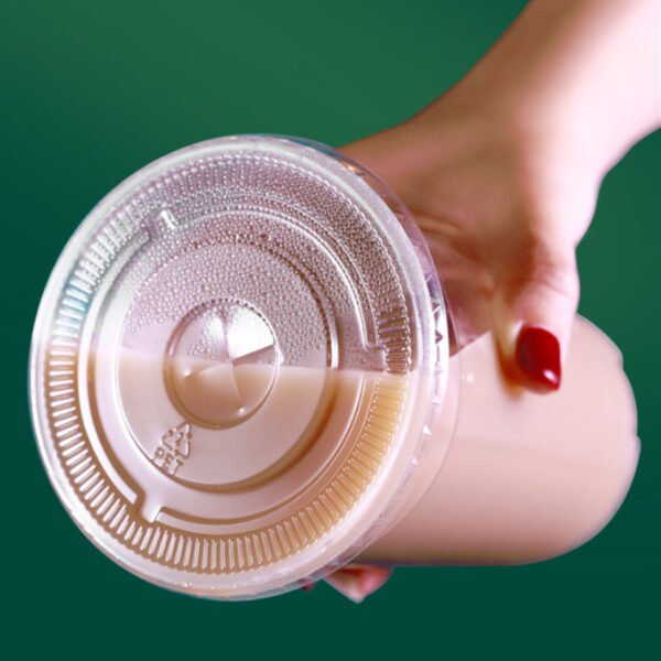 10 12 16 20 24 32oz Custom Printed Disposable Cups pp Pet Plastic Water Ice Coffee Wine Milkshake Cup with Lid Film - 图片 7