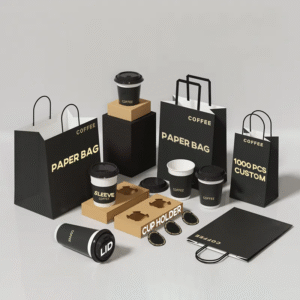OEM Competitive Price Paper Bags Coffee Custom Cheap Low Price Fast Food Kraft Paper Bag