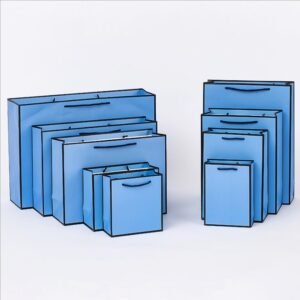 Customizable Logo Kraft Clothing Carry Shopping Paper Bag with Handle Mailing Bags Hand Length Handle