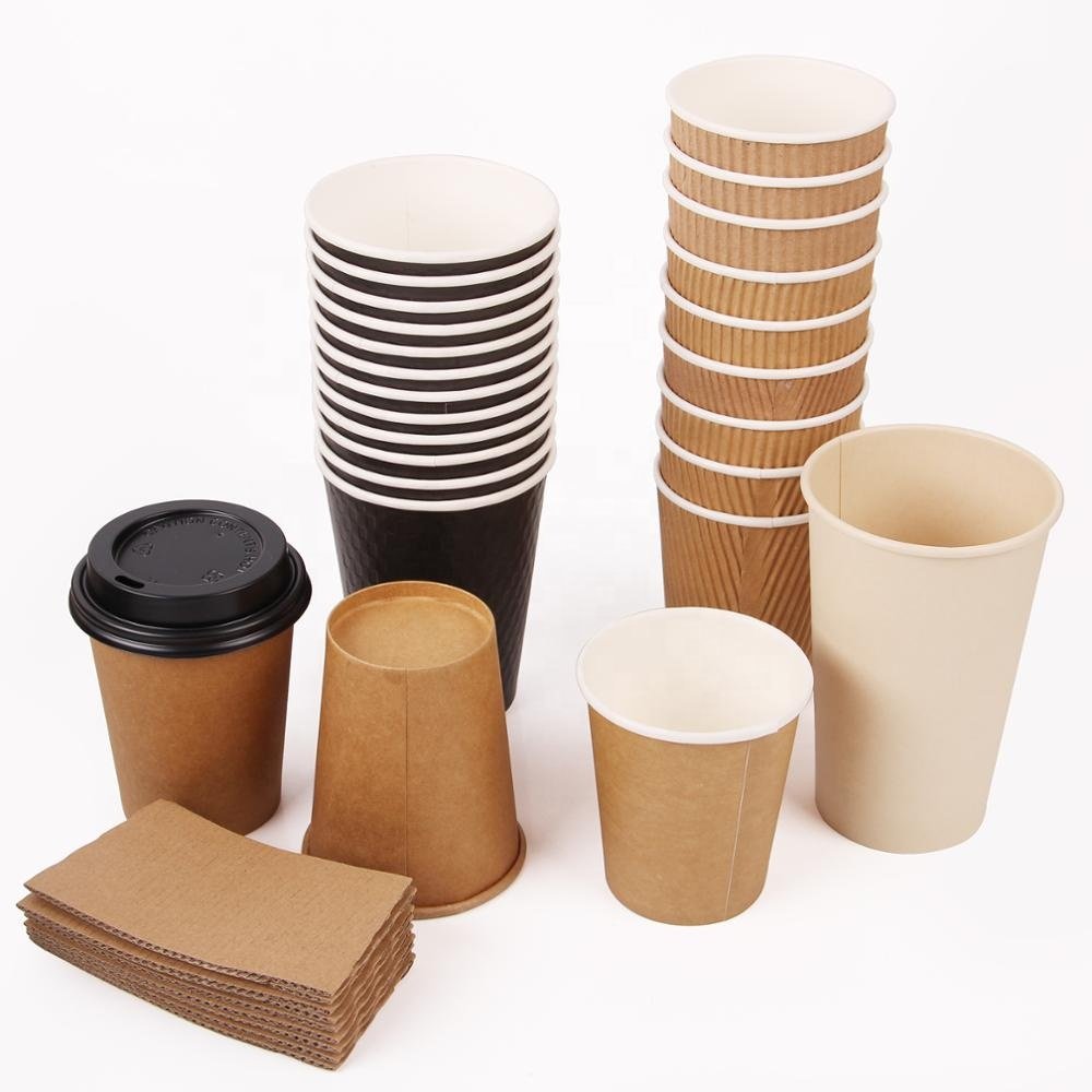 Disposable Paper Cup With Lids