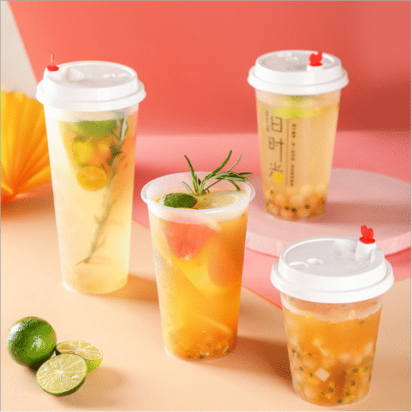 PLA Plastic Cup 12oz 16oz 20oz Eco Friendly Disposable Compostable Biodegradable Clear - 图片 2